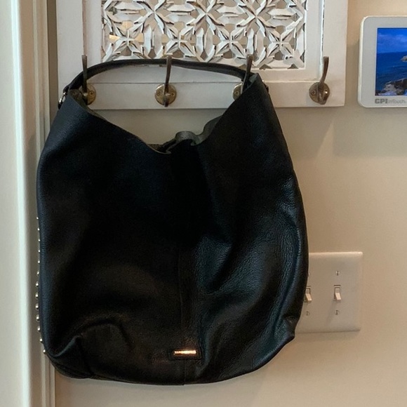 Rebecca Minkoff Black Leather Tote - Picture 1 of 4